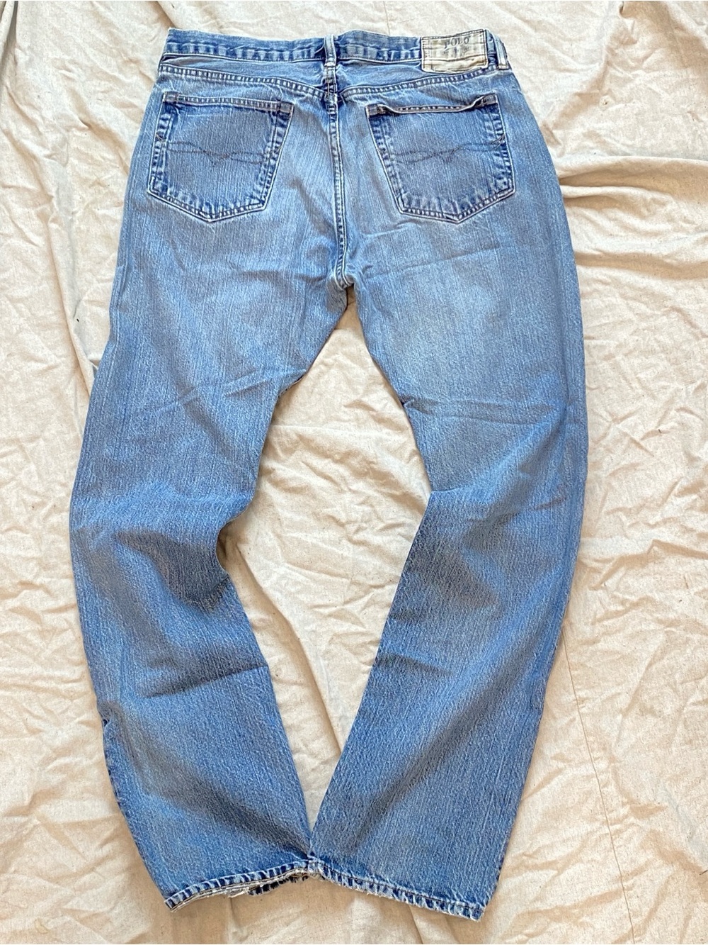 Polo by Ralph Lauren Straight-Leg Jeans in Light Blue Denim